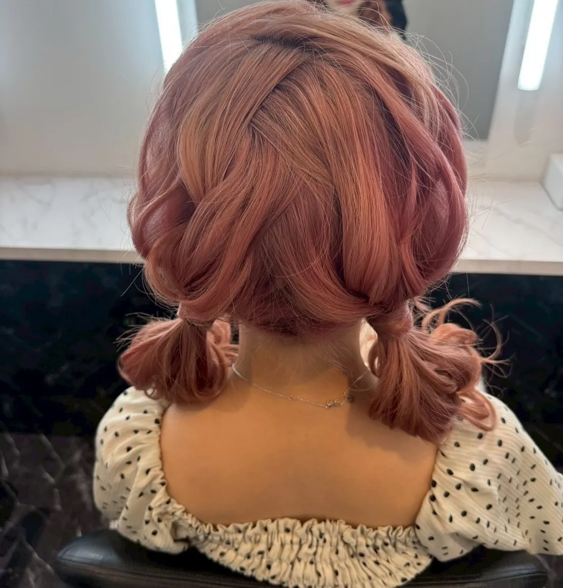 ふわふわツインスタイル🤍