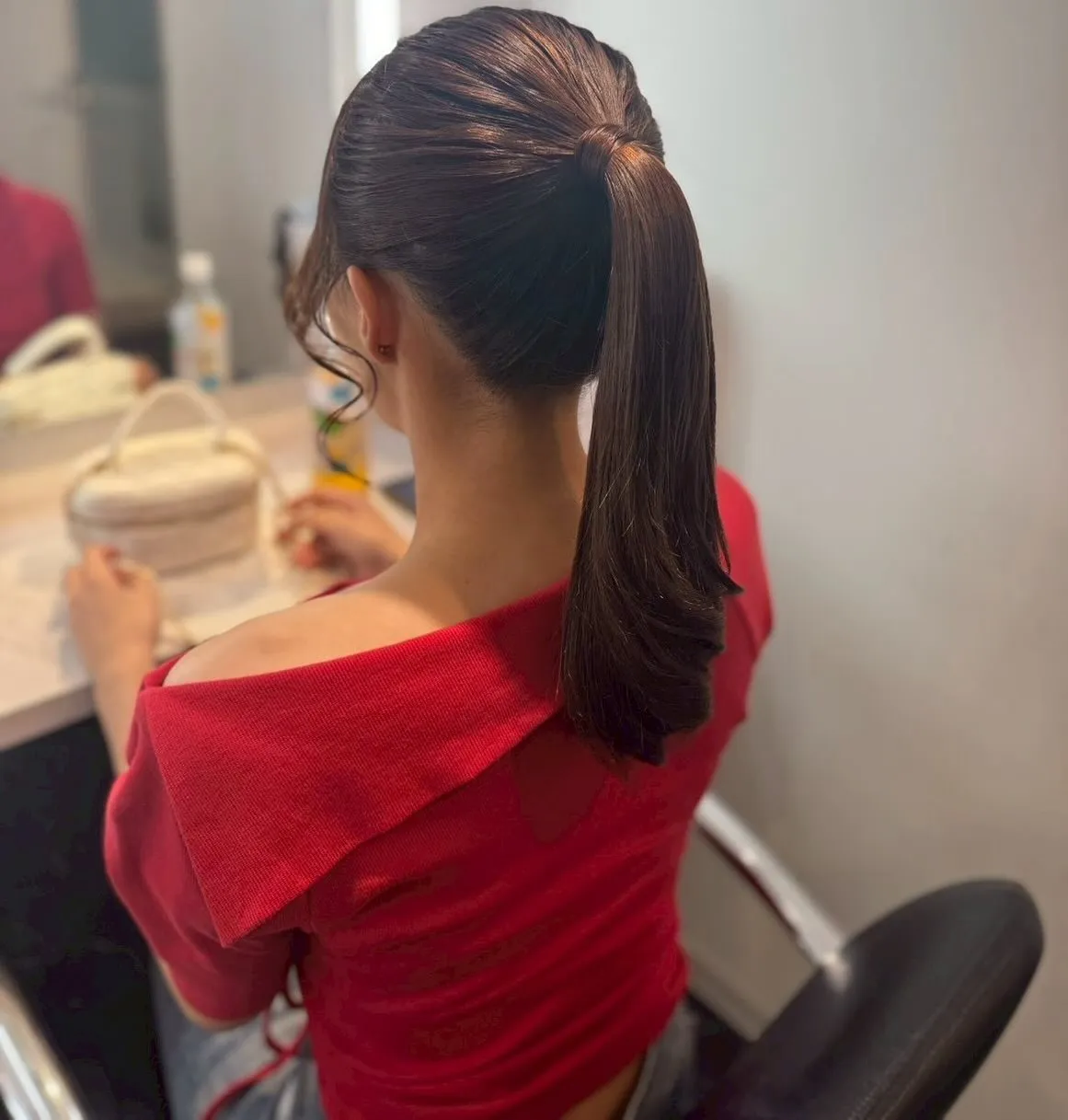 キレイめシンプルポニー🩵