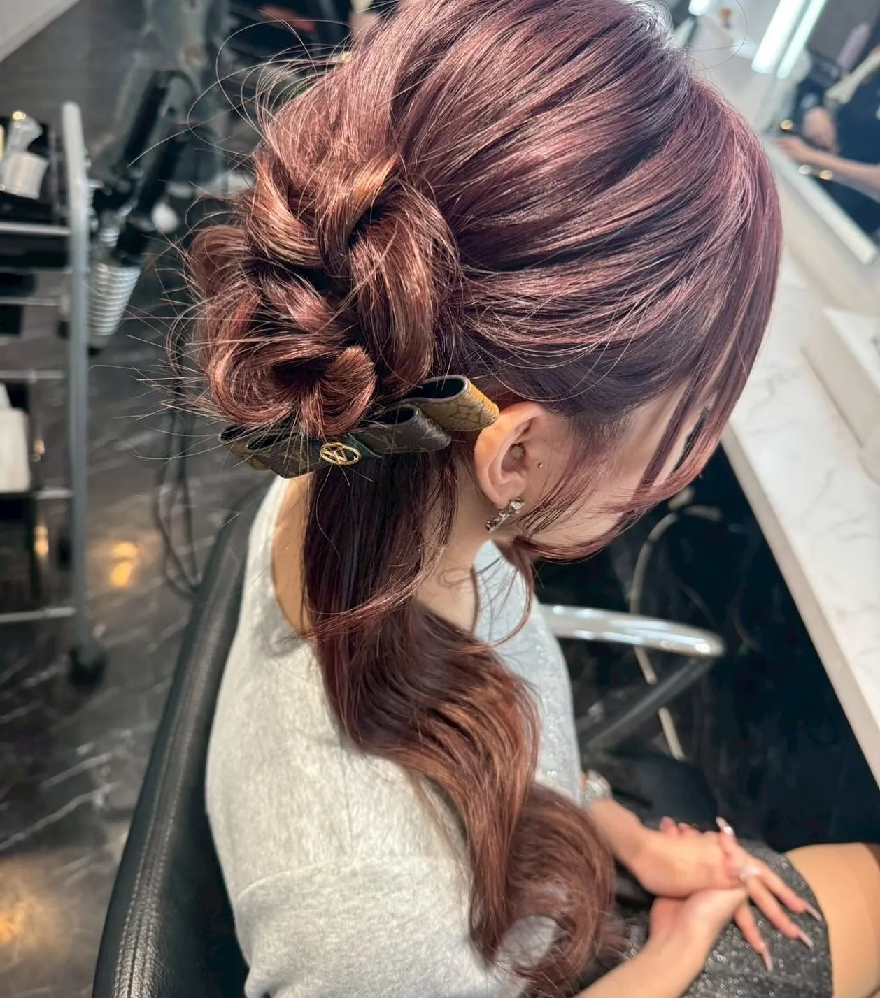 サイドポニー💜