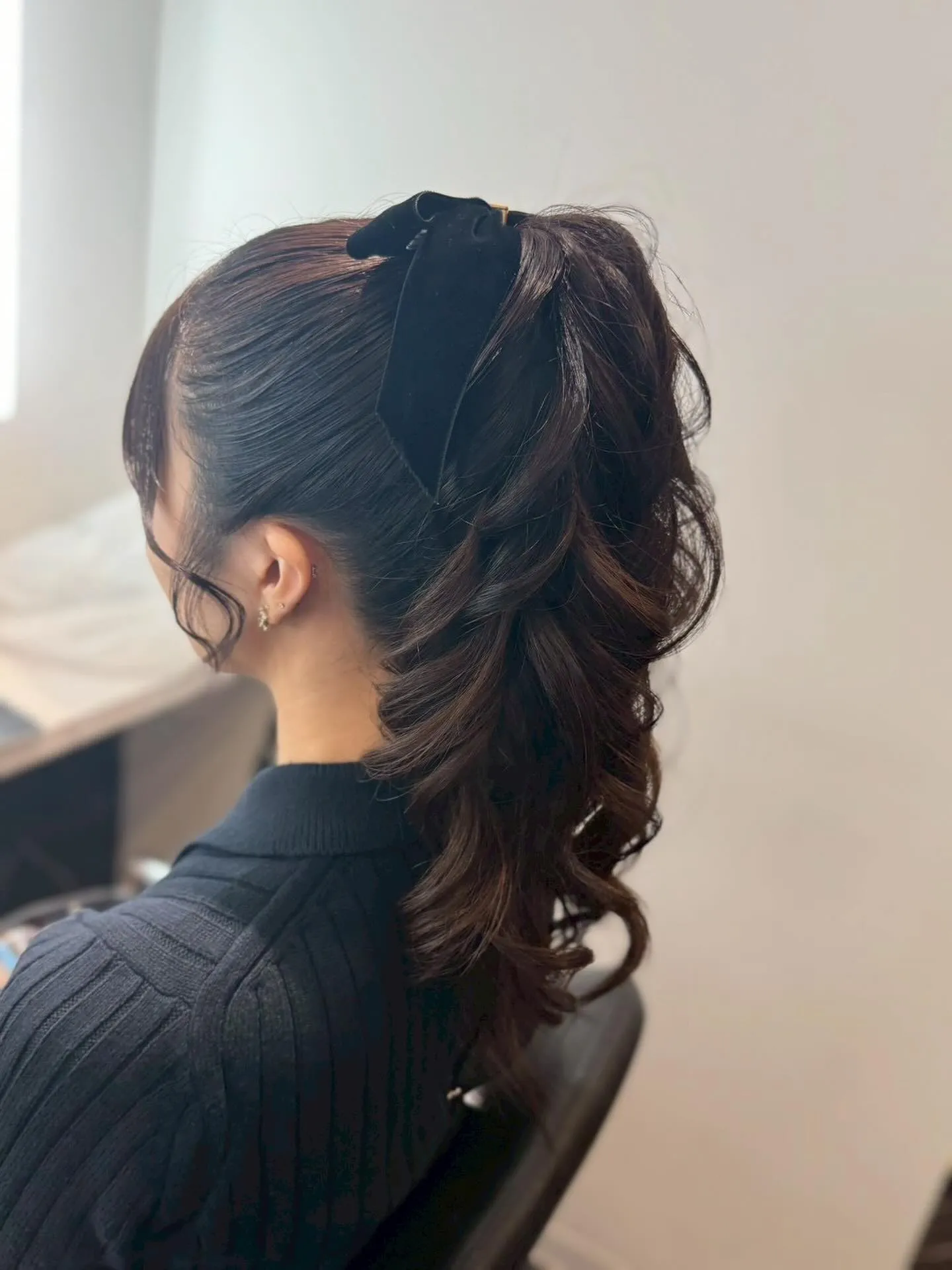 hairsalon blue. ポニーテール🐻