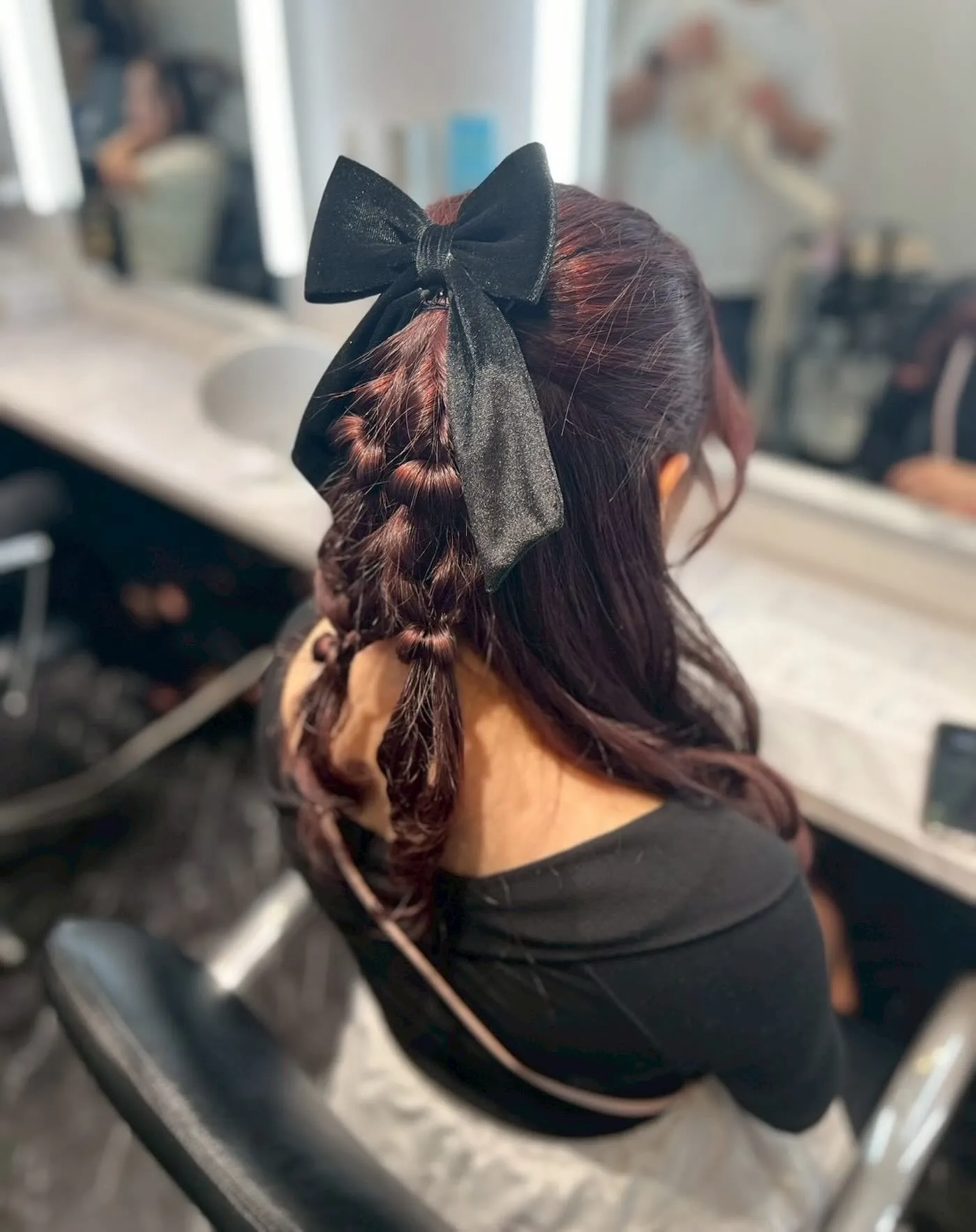 アレンジハーフアップ🍓