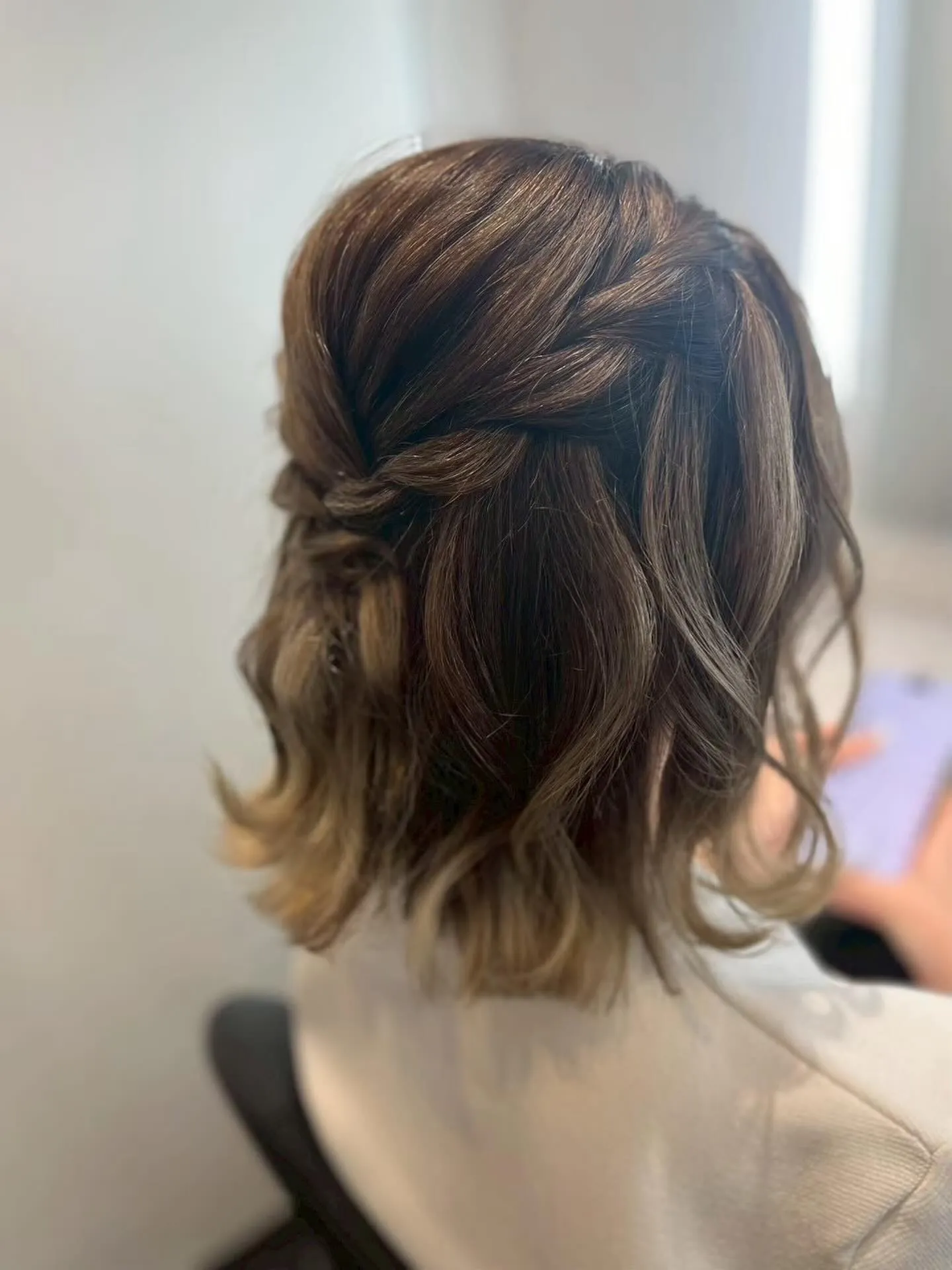 ハーフアップ(耳出さないver.)