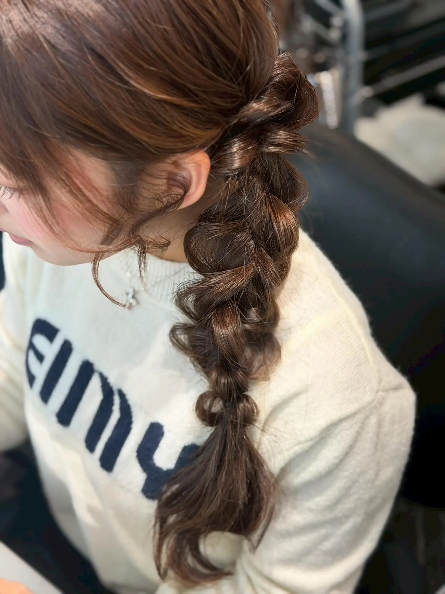 編み下ろしスタイル🌼