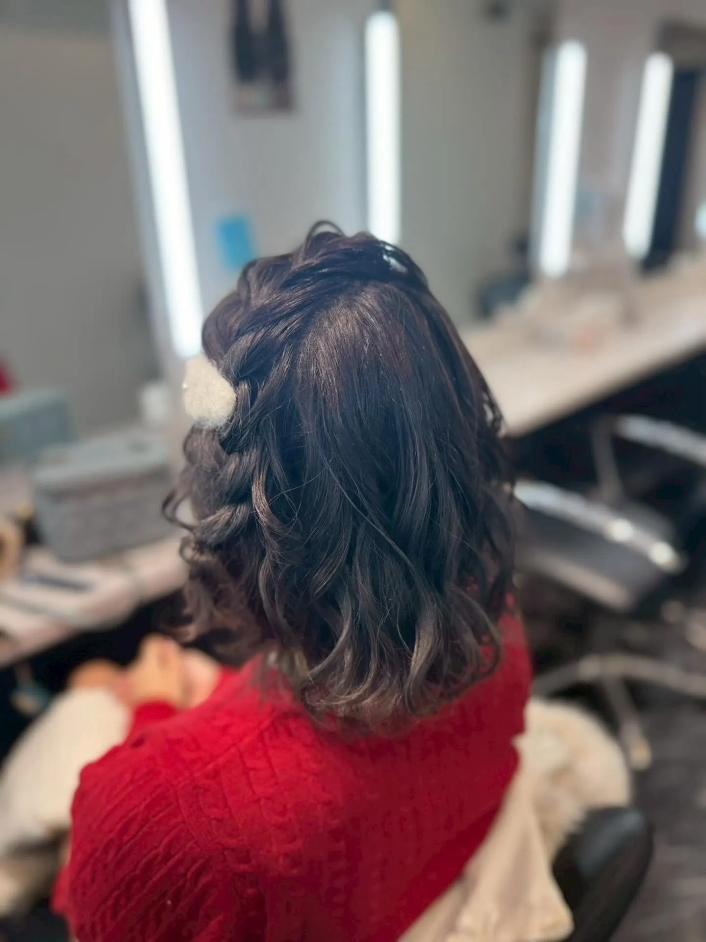 編み込み＋巻きおろし🐼